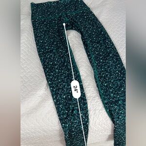 Teal Patterned Leggings lululemon